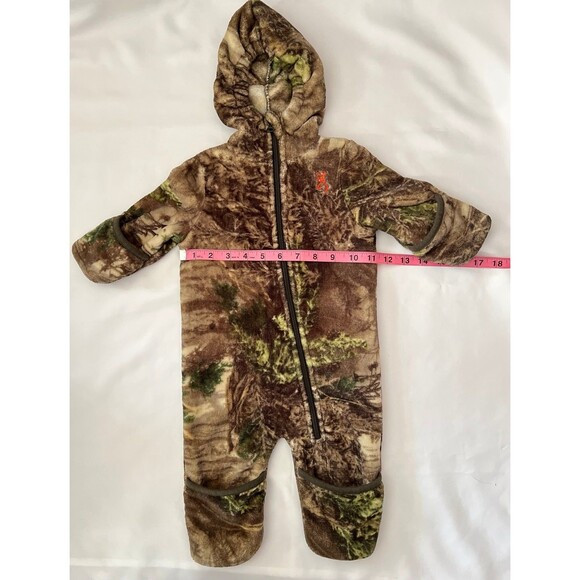 REALTREE Toddler Camo Hooded Fleece Coverall 3 Months (Bx 6) - Picture 9 of 10